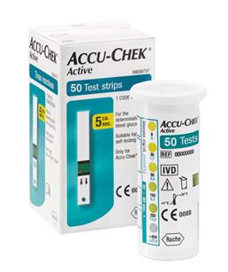 Тест-смужки Accu-Chek Active для глюкометра №50 / Акку-Чек Актив