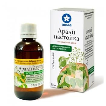 Аралії настоянка 50мл фл. (Віола)