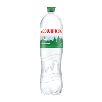 Вода мінеральна "Моршинська" слабогазована 0,5л