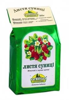 Фіточай Суниці листя, 30г (Екопродукт)