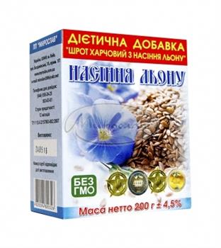 Шрот насіння льону, 200г (Мирослав)