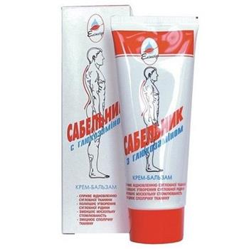 Крем-бальзам "Сабельник" з глюкозаміном, 75мл
