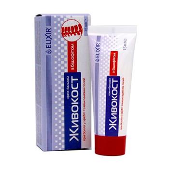 Крем-бальзам "Живокост" з бішофітом, 75мл