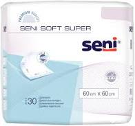 Пелюшки Seni Soft Super гігієнічні одноразові 60х60см, 30шт/Сені