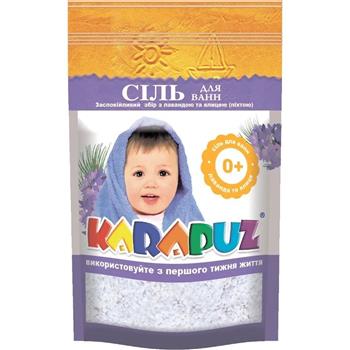 Сіль для ванн Карапуз заспокійливий збір з лавандою та ялицею, 500г