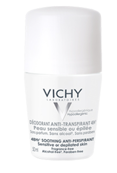Дезодорант-антиперспірант Vichy 48 годин для чутливої шкіри, кульковий 50мл (Віши)