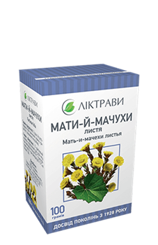 Мати-й-мачухи листя різано-пресоване, 100г (Ліктрави)