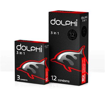 Презервативи Dolphi 3 in 1 №12 (Долфі)