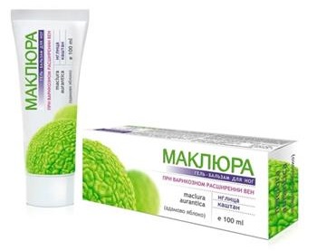 Гель-бальзам для ніг Маклюра при варикозному розширенні вен 100мл