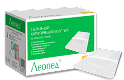 Пластир хірургічний Леопед, стер. нетканий 5х9см