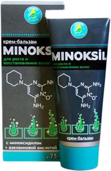 Крем-бальзам Minoksil/Міноксил для росту і відновлення волосся 75мл