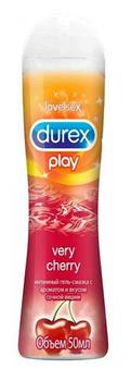 Гель-змазка інтимний Durex Play Cherry з ароматом вишні 50мл / Дюрекс