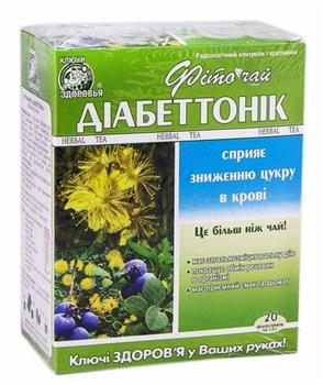 Фіточай №62 Діабеттонік ф-пак.1,5г №20 (Ключі Здоров'я)