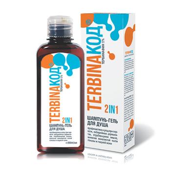 Шампунь-гель для душу Тербінакод, 200мл