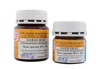 Мазь траумін 10% бан. 50г (РВВ) гом.