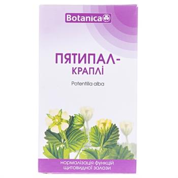 Краплі П'ятипал (Перстач білий) екстракт, 50мл фл. (Ботаніка)