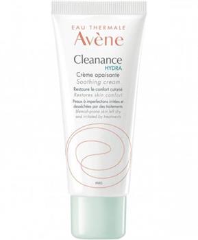 Крем для обличчя Avene Cleanance Hydra, заспокійливий для проблемної шкіри, 40мл / Авен Клінанс Гідра