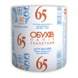 Папір туалетний Обухів 65м