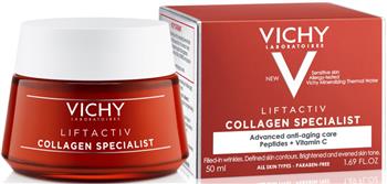 Крем Vichy LiftActiv Collagen Specialist 16 антивіковий, для корекції 16 ознак старіння шкіри, 50мл
