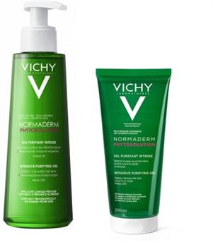 Гель для обличчя Vichy Нормадерм Фітосолюшн для глибокого очищення жирної шкіри, 400мл (Віши)