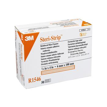 Пластирні смужки для зведення країв ран 3M Steri-Strip (Стери-Стрип) 6х100мм №1 / арт.R1546