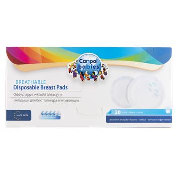 Прокладки (вкладиші) лактаційні Canpol babies, одноразові, арт.1/653, 30шт / Канпол