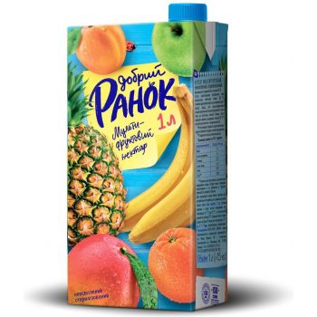 Нектар мультифруктовий неосвітлений "Добрий Ранок" 1л
