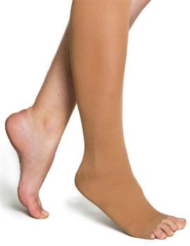 Гольфи компресійні Венотонія Софт AD CCL2, 2 клас, р.IV+, відкритий носок, короткі, колір карамель / Venotonia Soft