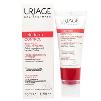Крем для контуру очей Uriage Толедерм Контроль, Заспокійливий догляд, 15мл / Урьяж