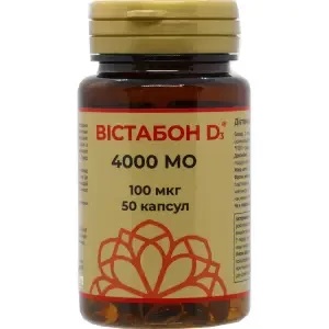 Вістабон Dз 4000MО/100мкг, капс. №50