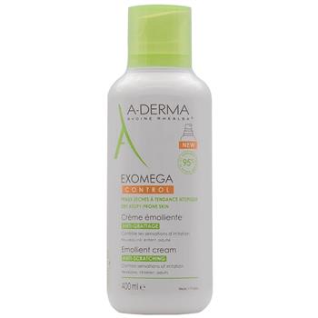 Крем-емолент A-Derma Exomega Control, для шкіри, схильної до атопії, 400мл / А-Дерма Екзомега Контрол