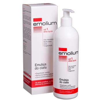 Емульсія для купання Emolium "З перших днів життя", для сухої подразненої шкіри, 400мл / Емоліум