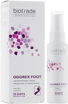 Спрей-антиперспірант для ніг Biotrade Odorex Foot тривалої дії, 10 днів захисту, 40мл