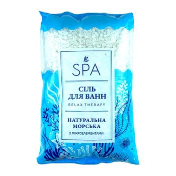 Сіль для ванн морська натуральна, 1кг / SPA