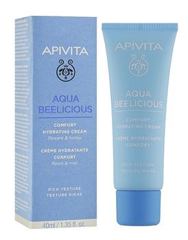 Крем Apivita Aqua Beelicious Comfort Hydrating Rich, насичений зволожуючий, 40мл / Апівіта