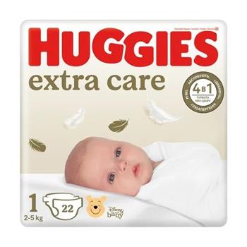 Підгузки Huggies Exstra Care 1 (2-5кг) №22 / Хаггіс