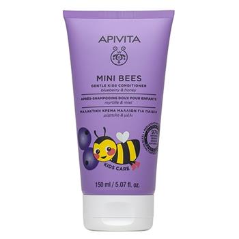Кондиціонер дитячий м'який Apivita Mini Bees, з чорницею та медом, 150мл / Апівіта