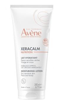 Молочко для обличчя та тіла Avene XeraCalm Nutrition зволожуюче для чутливої та сухої шкіри, 200мл