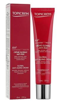 Крем для обличчя Topicrem АН3 Global Anti-Aging антивіковий комплексної дії, 40мл / Топікрем