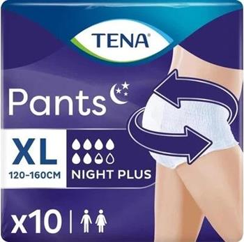 Підгузки-труси для дорослих Tena Pants Plus Night Extra Large р.XL (120-160см) (6,5 крап.) №10 / Тена
