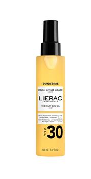 Олія Lierac Sunissime SPF30, шовковиста сонцезахисна антивікова, 150мл / Лієрак