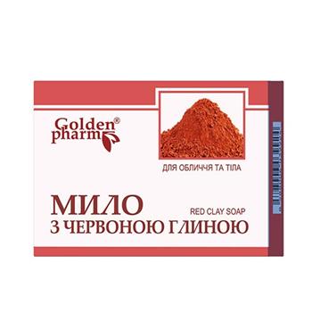 Мило GoldenPharm з Червоною глиною, 70г