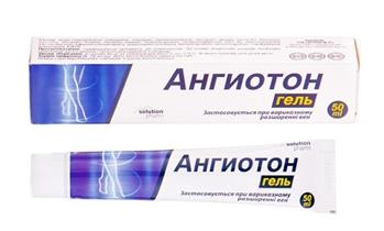 Гель для ніг Ангіотон Solution Pharm, гепарин з бодягою, 50мл