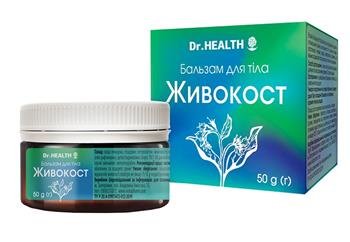 Бальзам для тіла Живокост Dr.Health 50г, банка