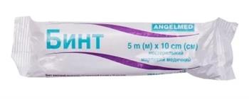 Бинт марлевий мед. Angelmed, нестерильний 5м х 10см