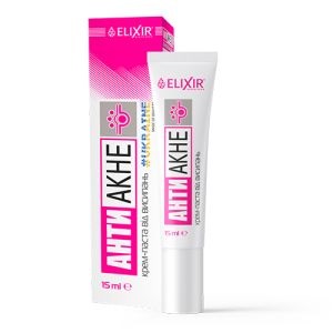 Крем-паста від висипань Антиакне Elixir по 15мл туба