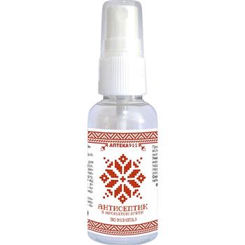 Лосьйон для рук "Антисептичний" АПТЕКА 9.1.1, з ароматом м'яти по 30мл фл. з розпилювачем