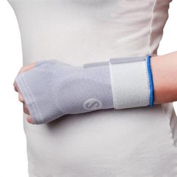 Бандаж динамічний Ortonia ManuTon для променево-зап'ясткового суглобу, сіро-блакитний, правий, р.1 (13,5-14,5см)