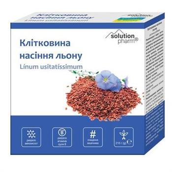 Клітковина насіння льону Solution Pharm, 210г пачка