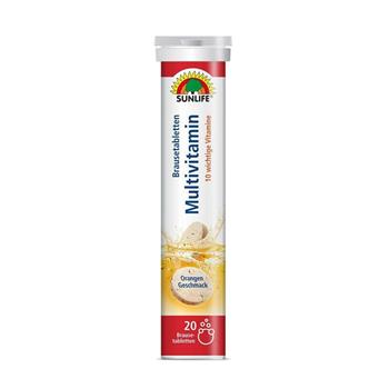 Вітаміни Sunlife / Санлайф Multivitamin Brausetabletten табл. шипучі №20 туба